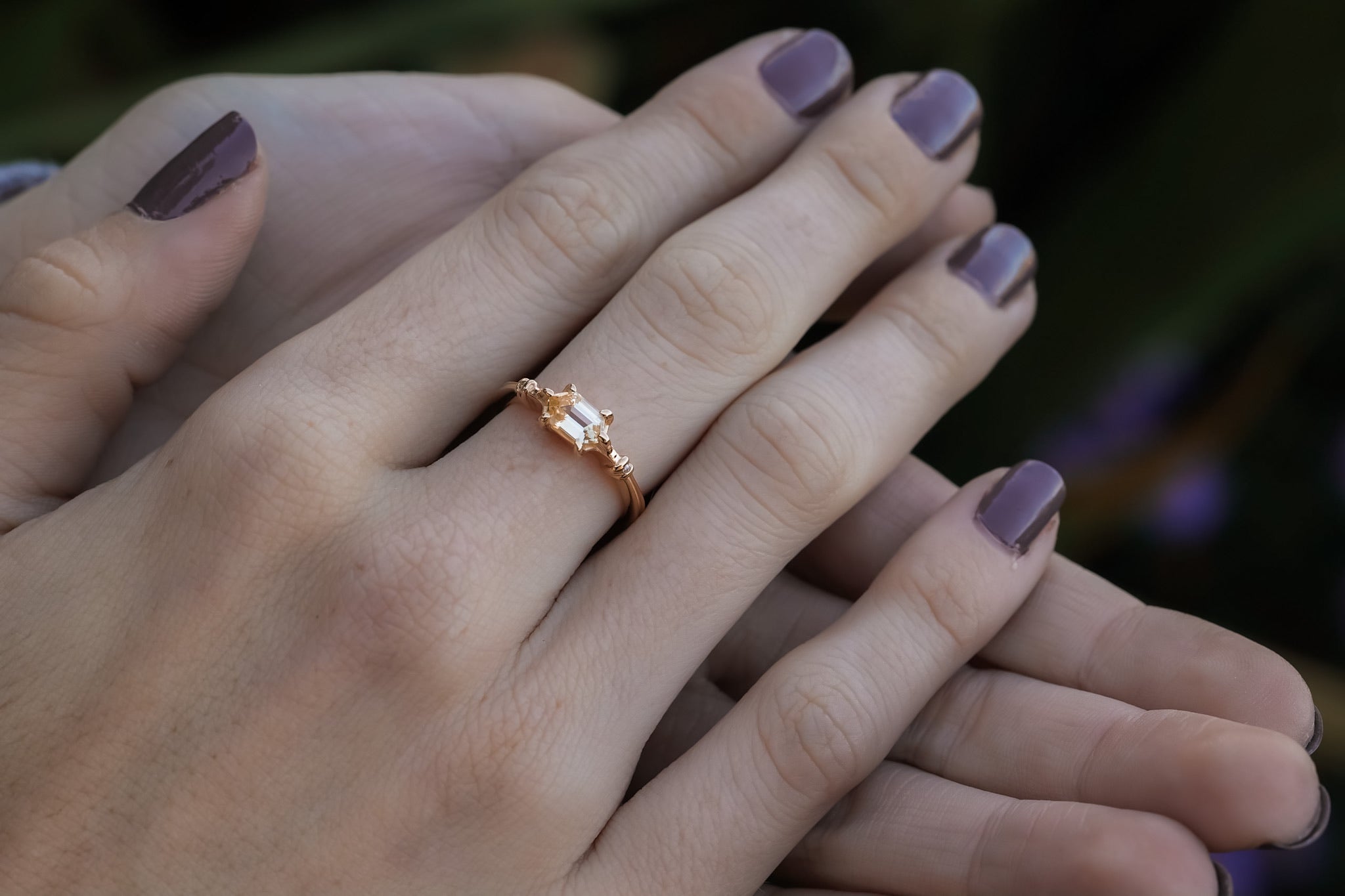 Lemon Yellow Sapphire Gatsby Ring in Gold