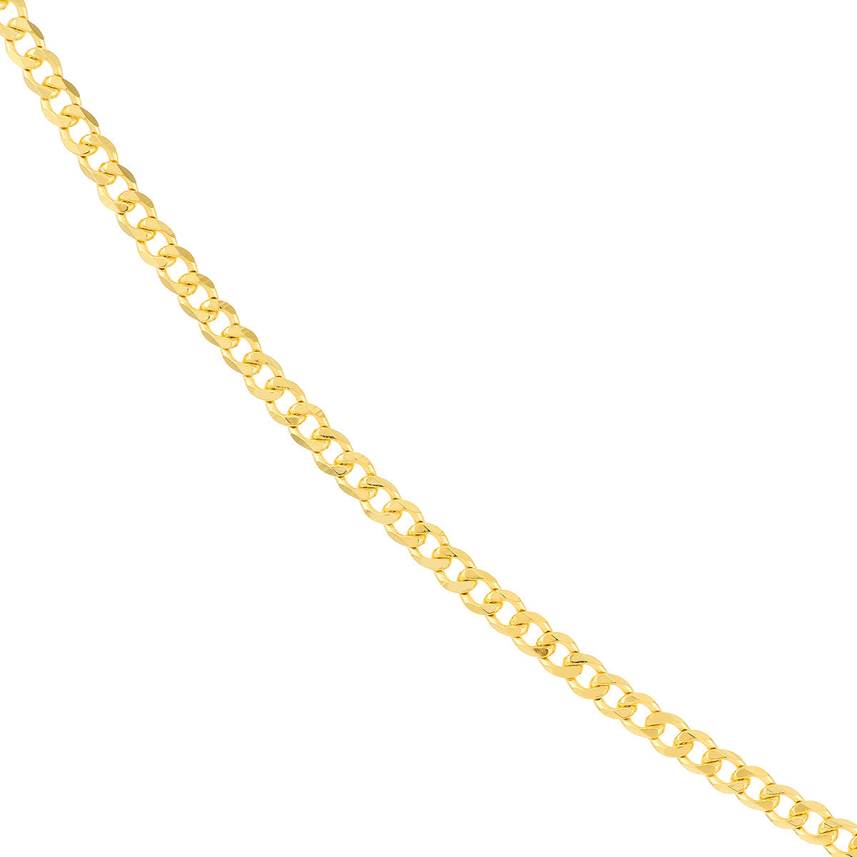 20" 14K YG 2.70mm Flat Curb Chain
