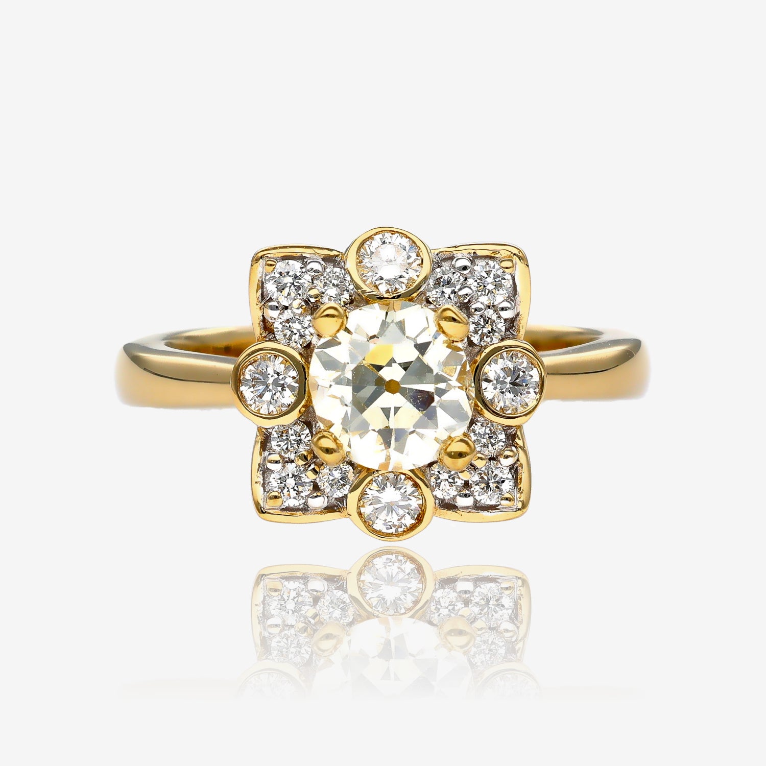 Vintage Brilliance Old European Cut Diamond Ring