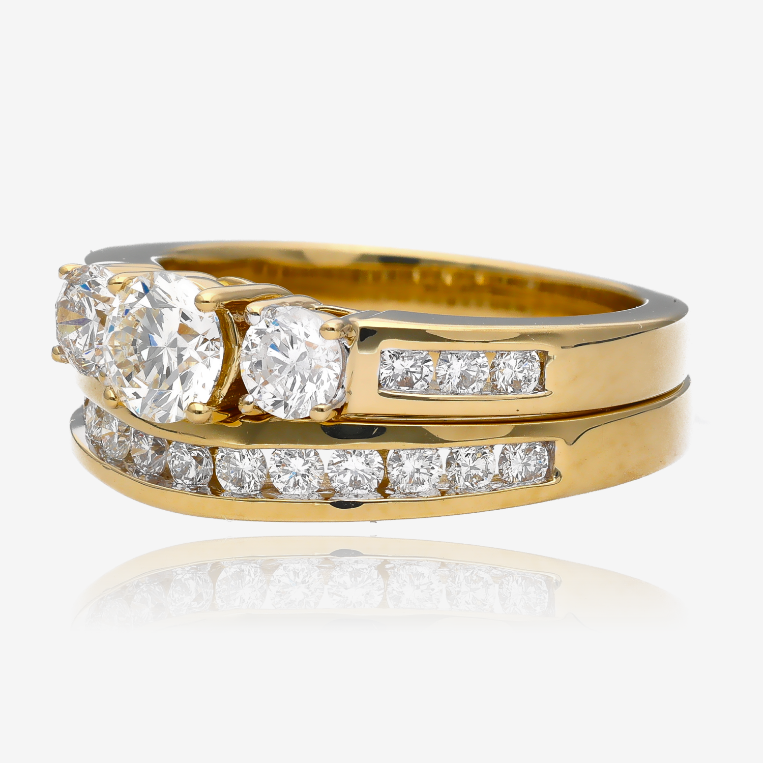 1.50CTW Today Tomorrow Forever Diamond Wedding Set