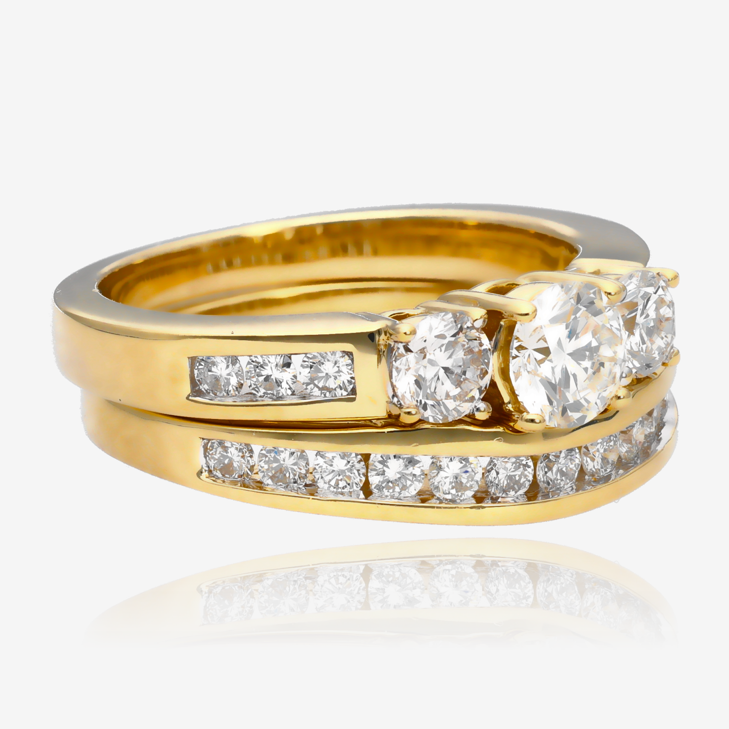 1.50CTW Today Tomorrow Forever Diamond Wedding Set