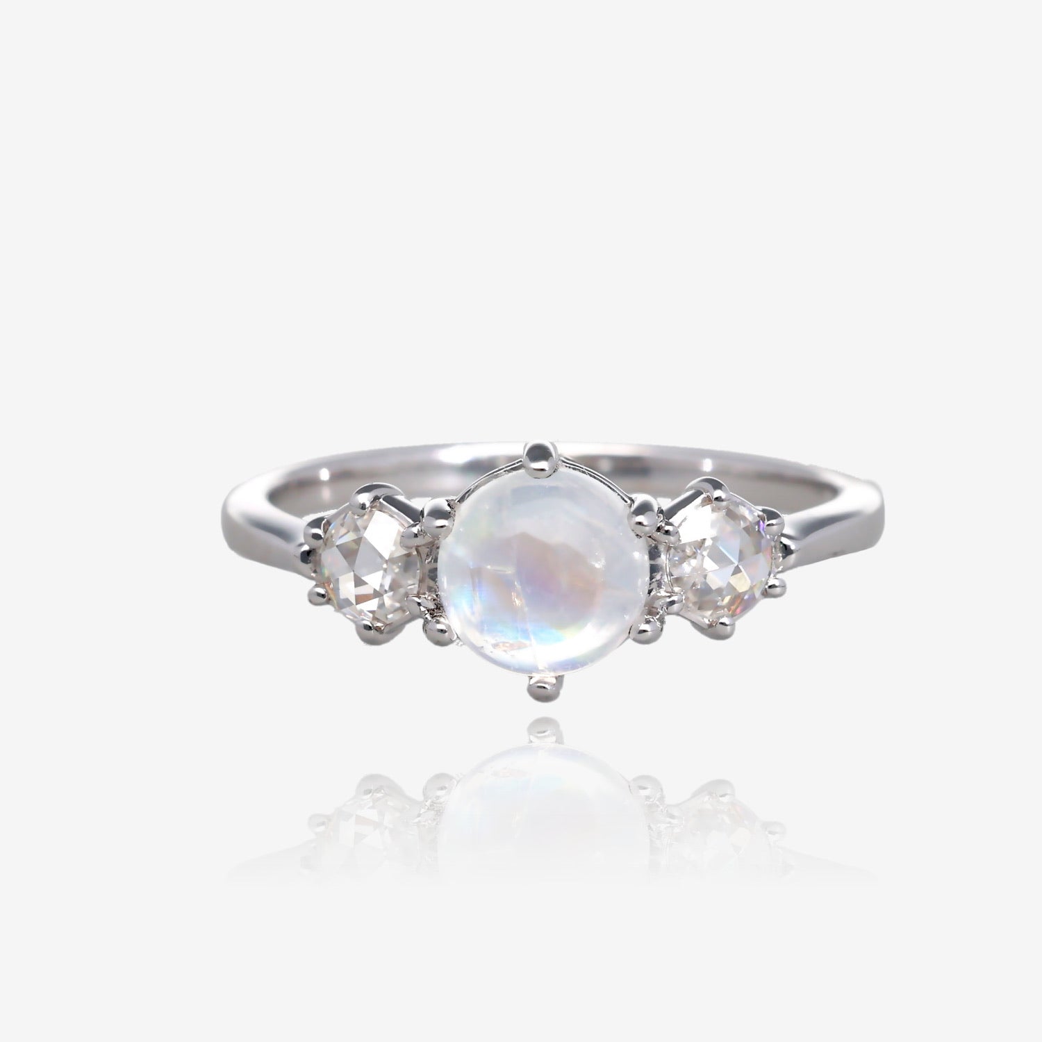 Moonscape Ring in Silver