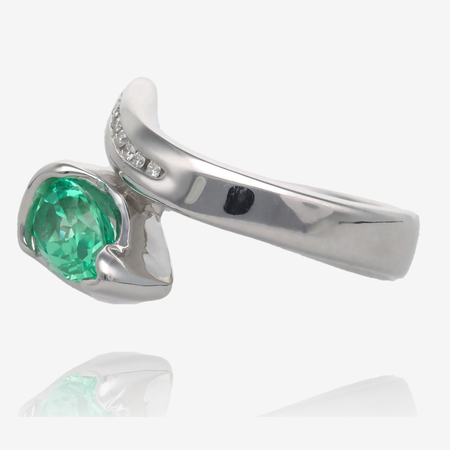 New Day Ring with Mint Green Sapphire