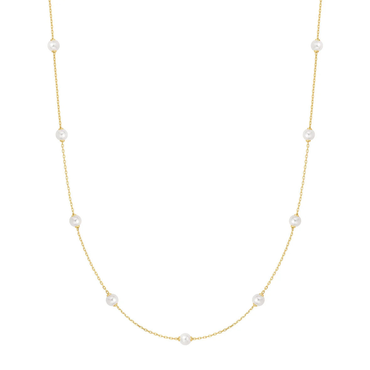 Yellow Shell Pearl Station Chain