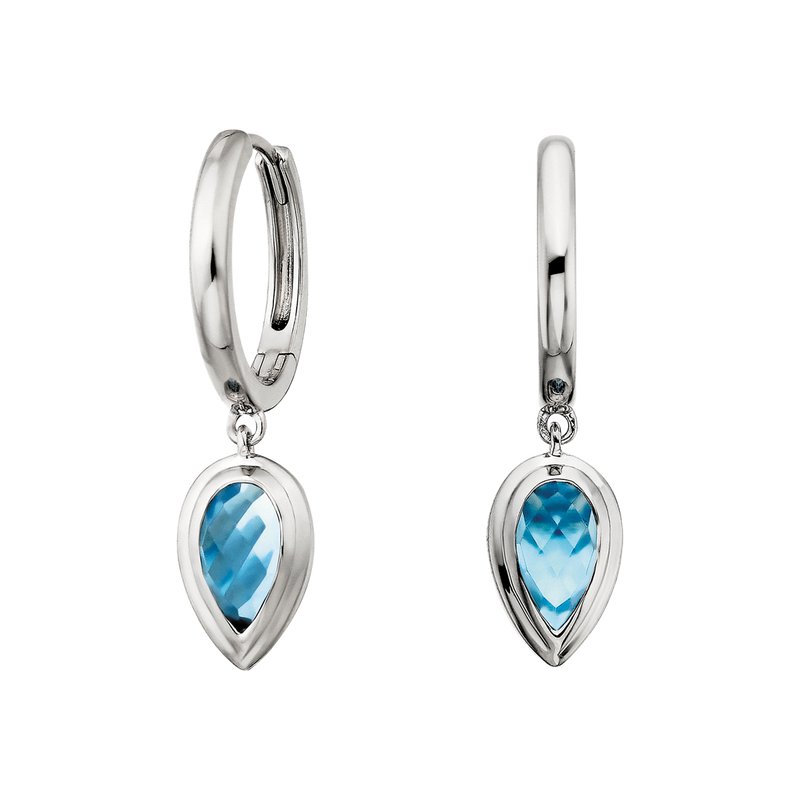 Blue outlets Topaz Earrings Swiss Blue topaz Lever back Earrings Sterling silver Earrings