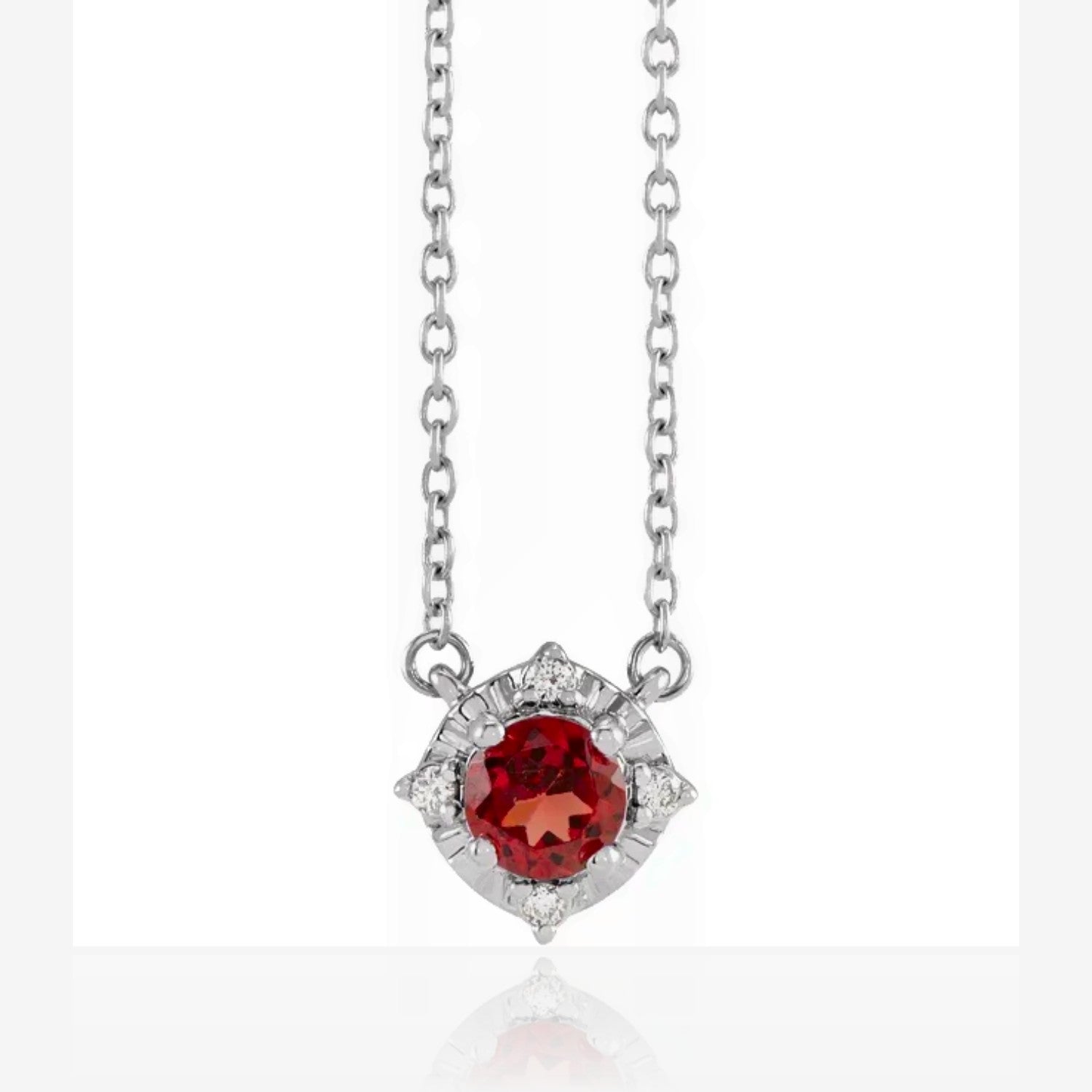 Birthstone Brilliance Color Gemstone and Diamond Pendant