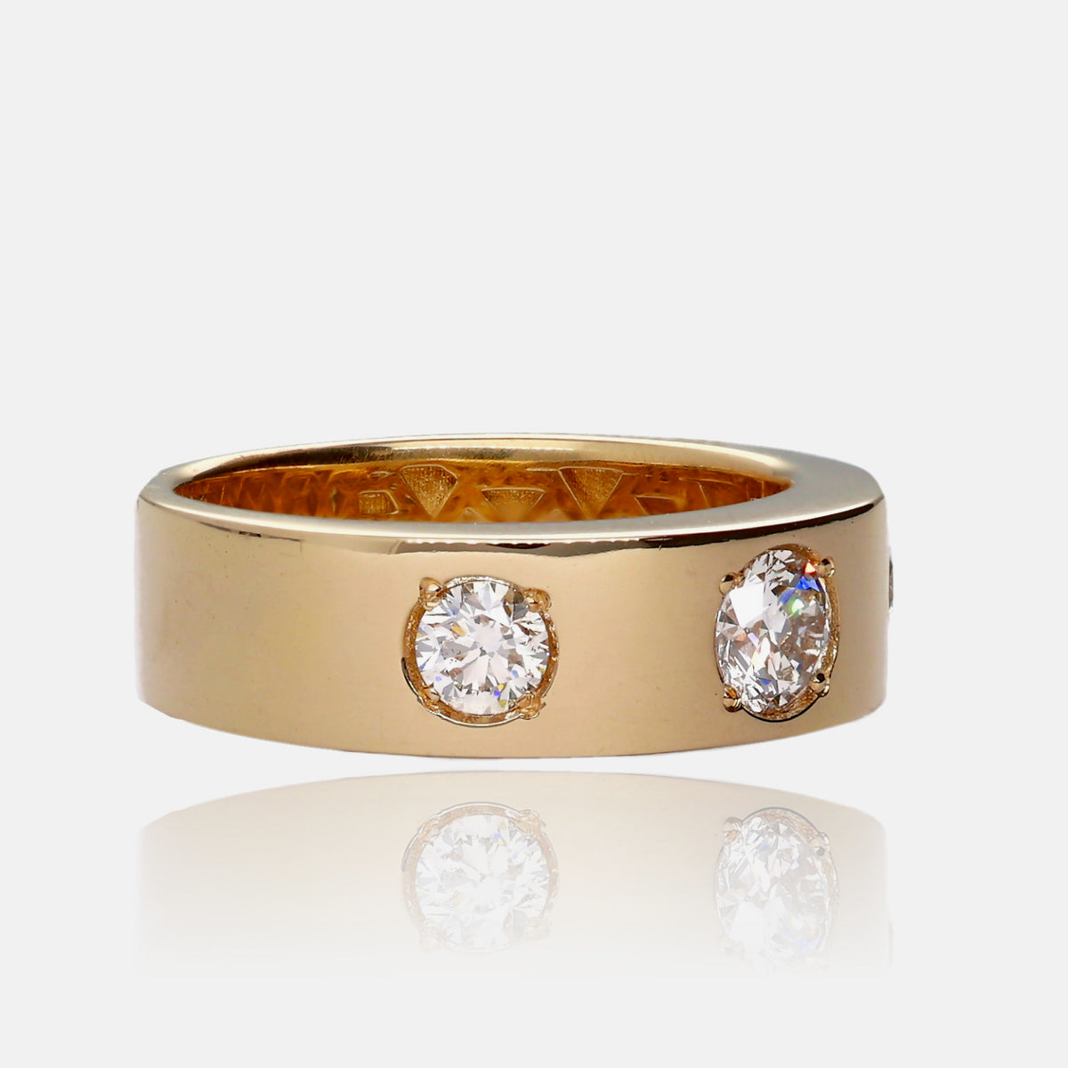 Legacy Three-Stone Diamond Band