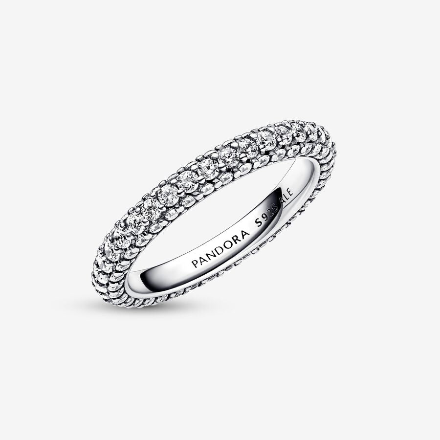 Pandora Timeless Pave Single-row Silver Ring