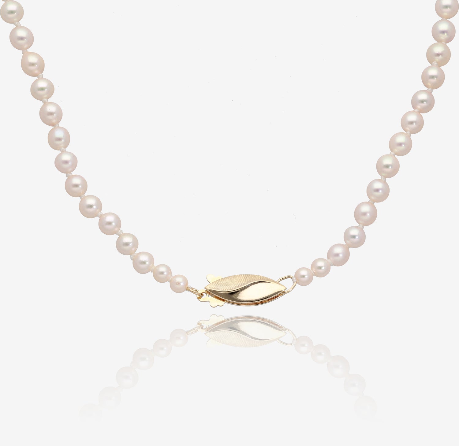 Drops of Champagne: Graduate Akoya Pearl Necklace