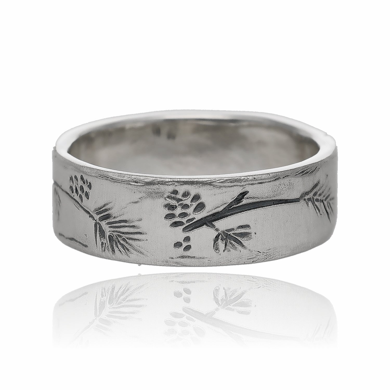 Silver Ring, Ponderosa Pine Band