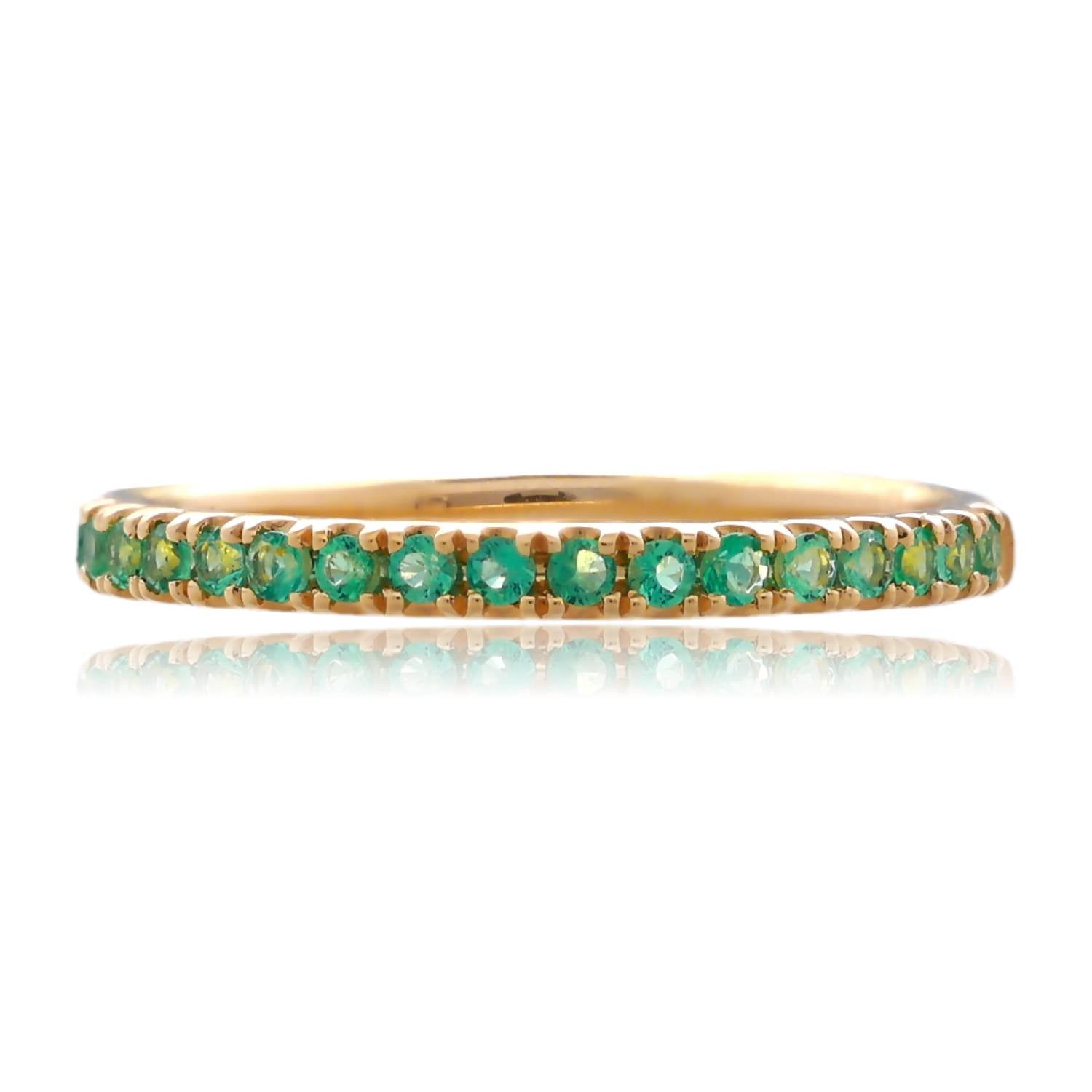 Prism Row Gemstone Ring