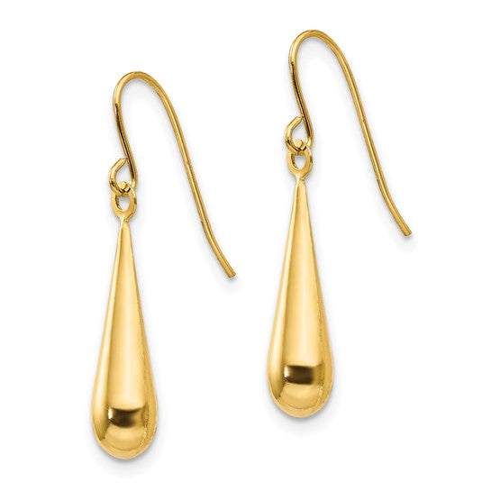 Golden Glow Drop Dangle Earrings