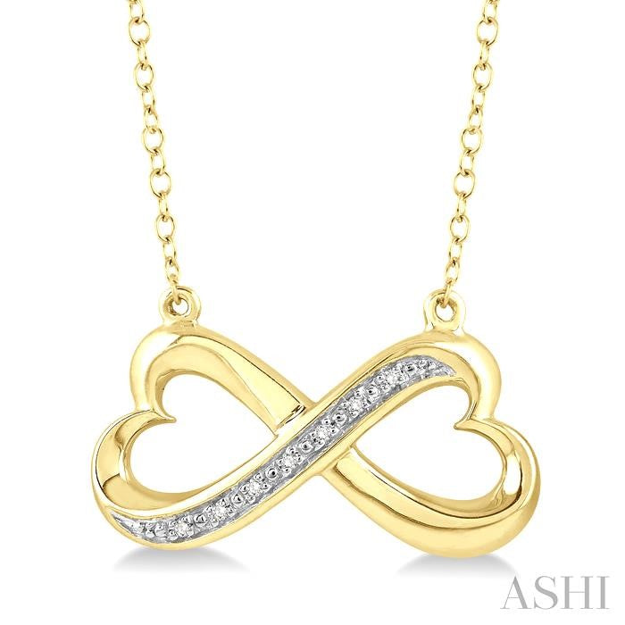 Love Forever Gold Vermeil Infinity Diamond