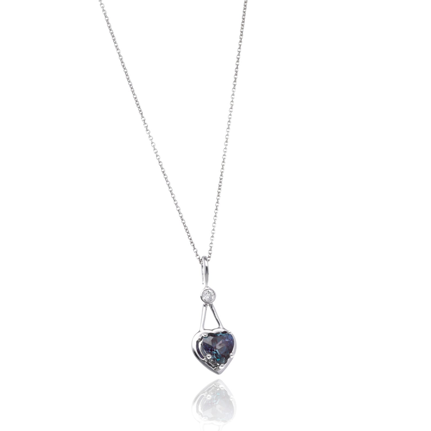 Love in June Alexandrite Pendant