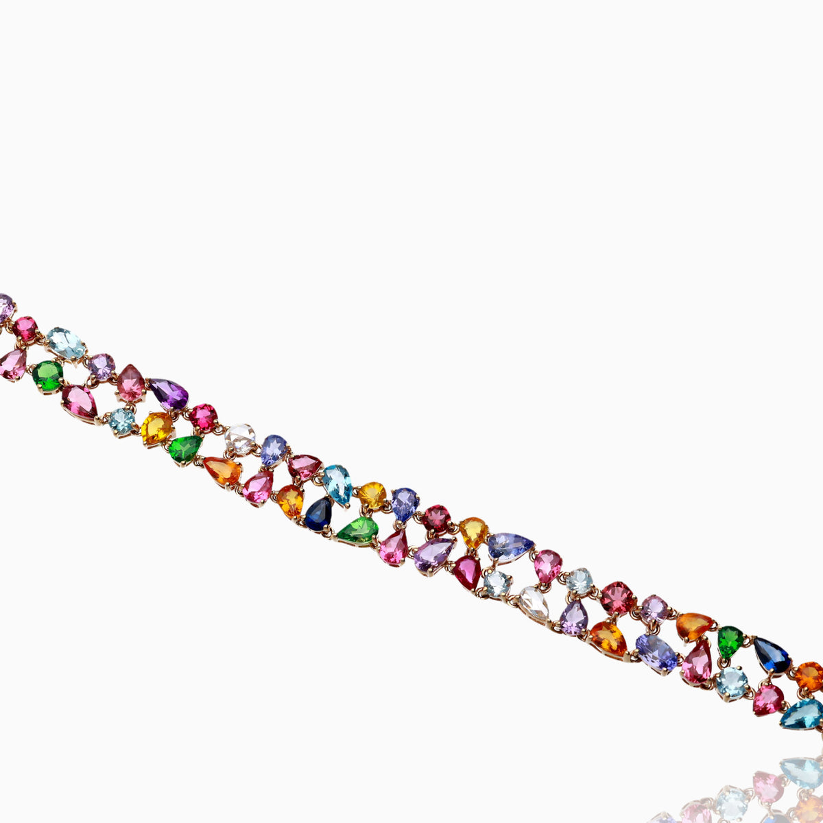 Mosaic Jewel Gemstone Bracelet