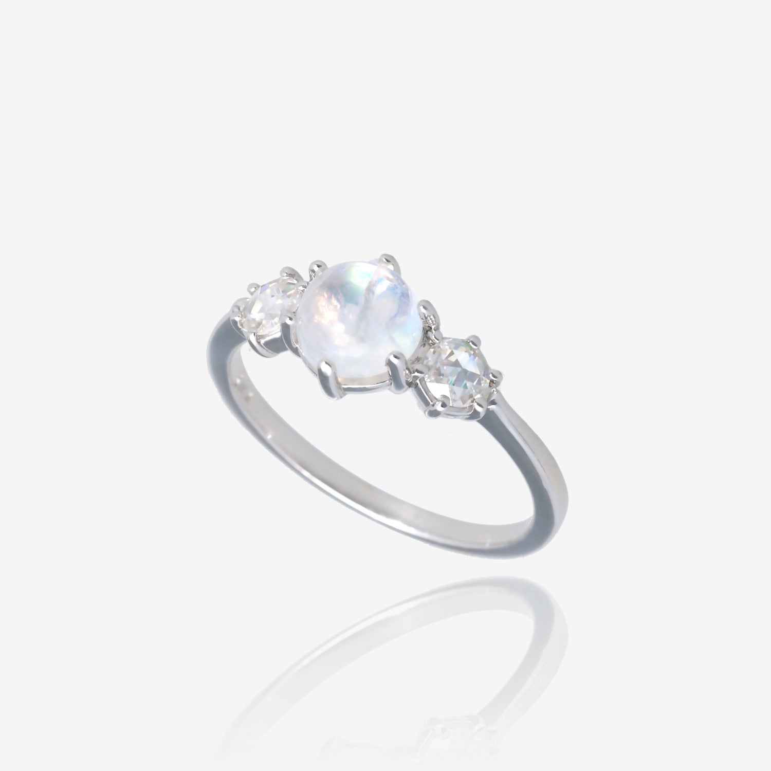 Moonscape Ring in Silver