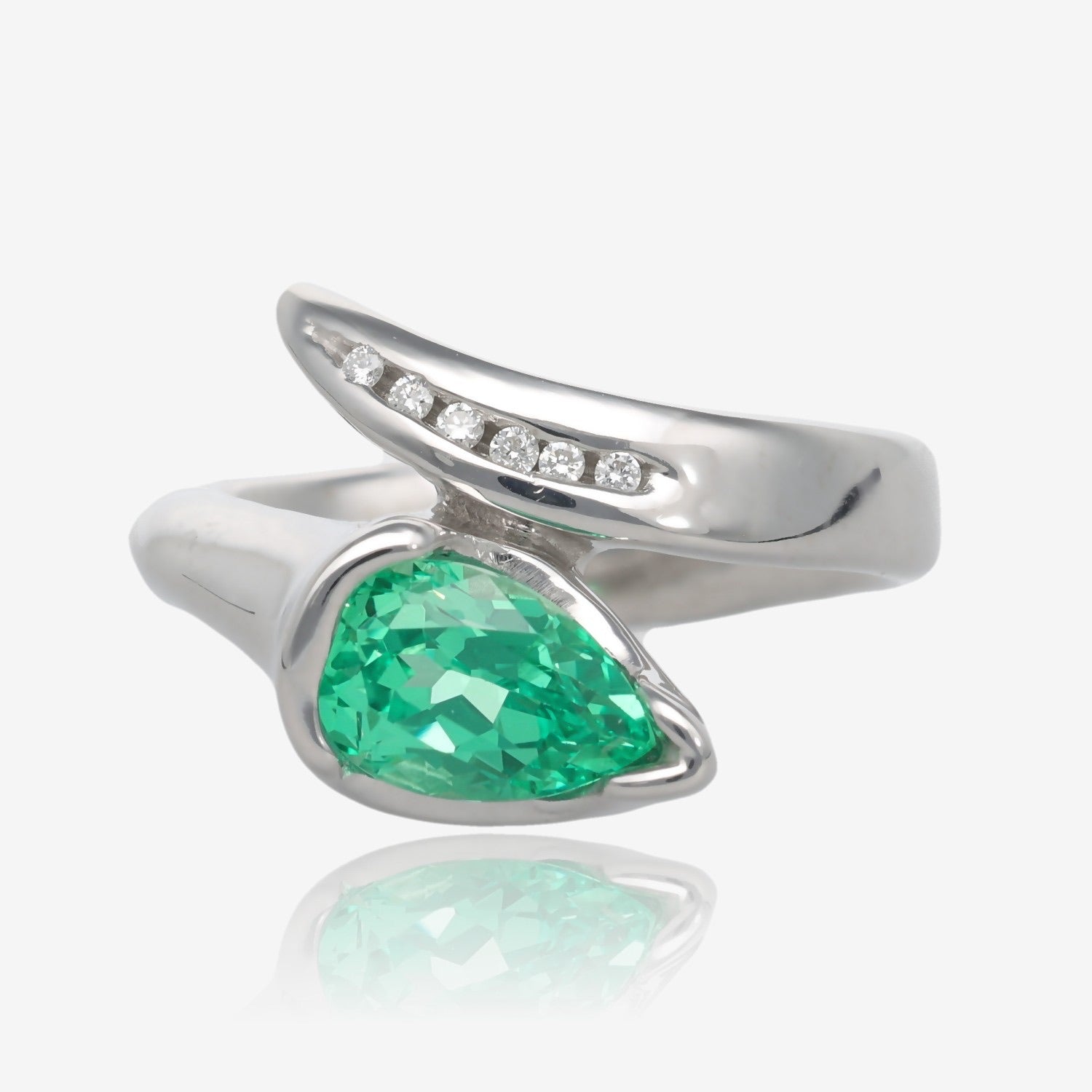 New Day Ring with Mint Green Sapphire