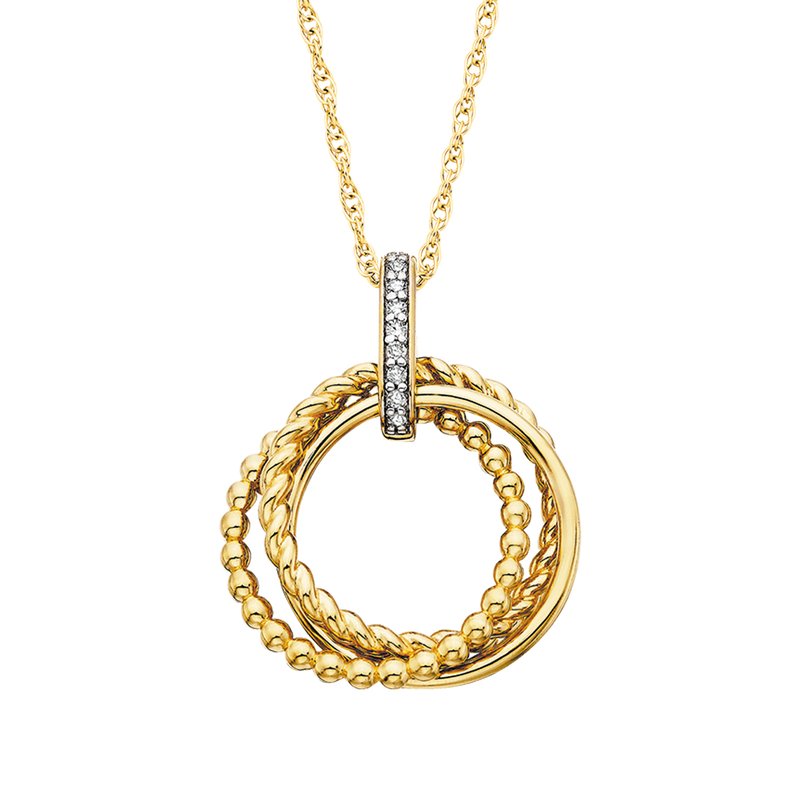 Entwined In Love Vermeil White Sapphire