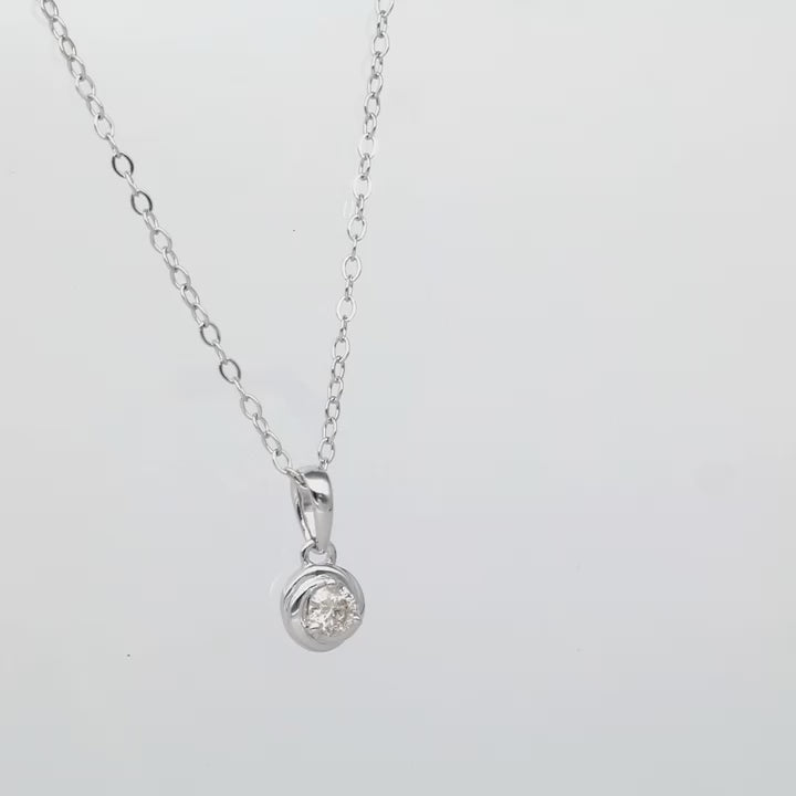 BRIA | Diamond Solitaire Pendant
