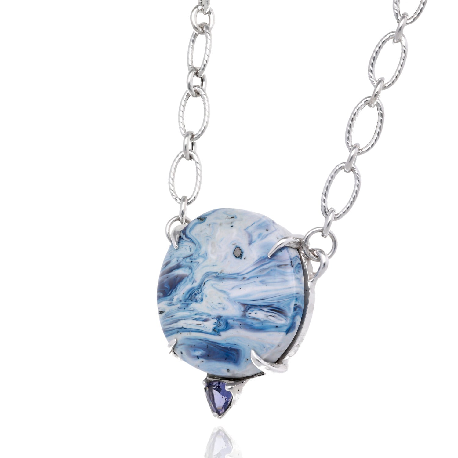 Lake Superior Storm Leland Blue and Iolite Necklace