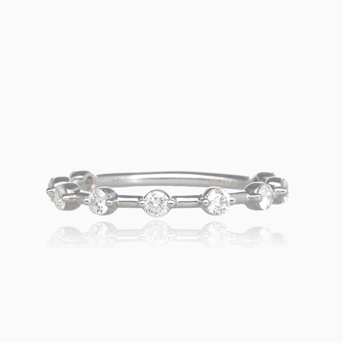.50ct Floating Diamond Bridal Band