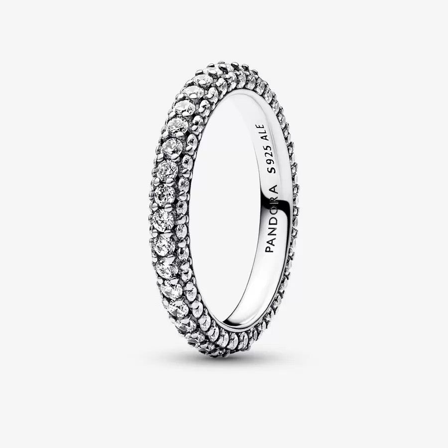 Pandora Timeless Pave Single-row Silver Ring