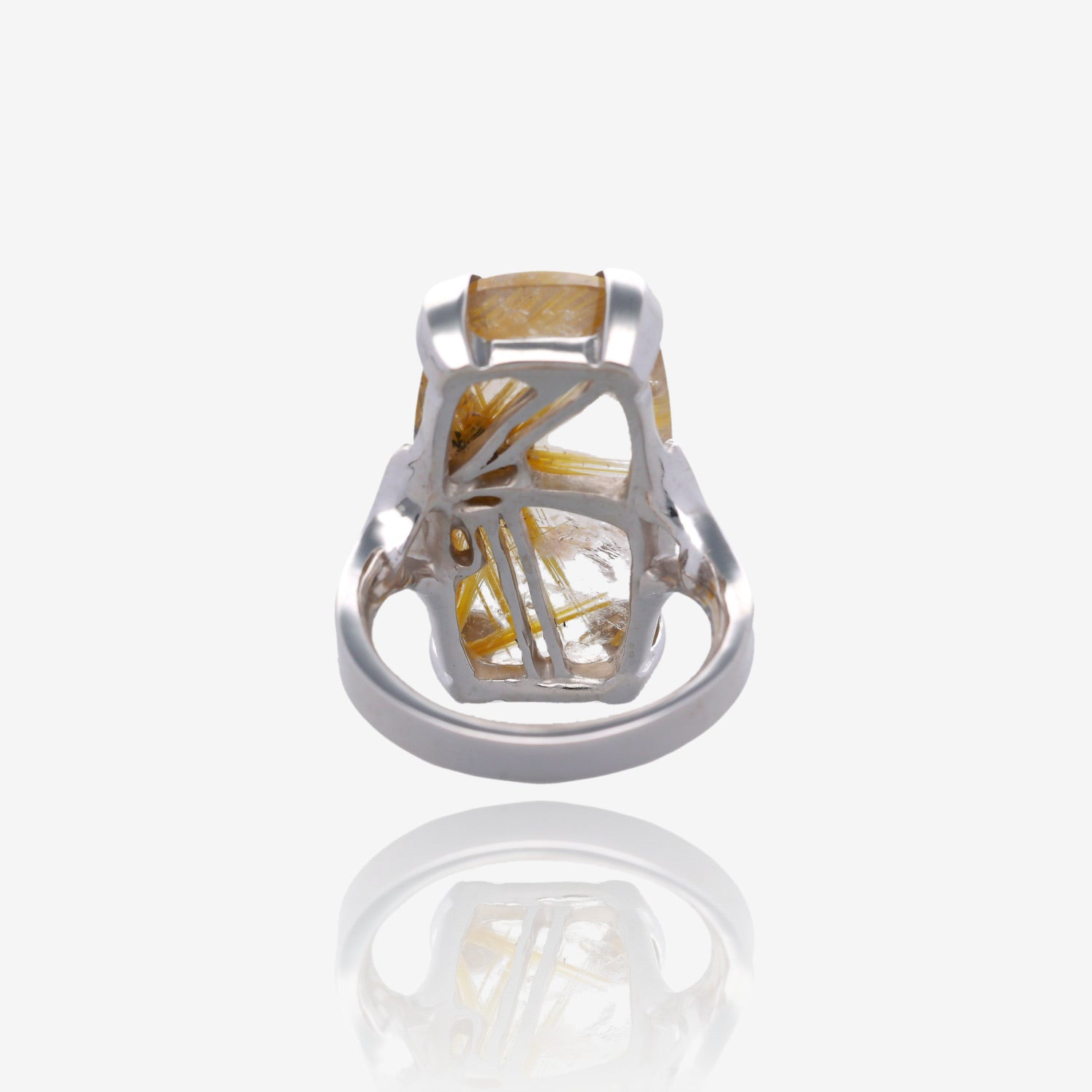First Contact Star Rutile Quartz Ring