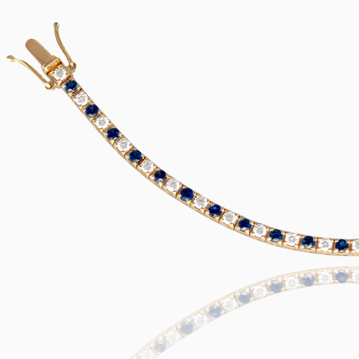 Color Royale Yellow Gold Diamond Bracelet