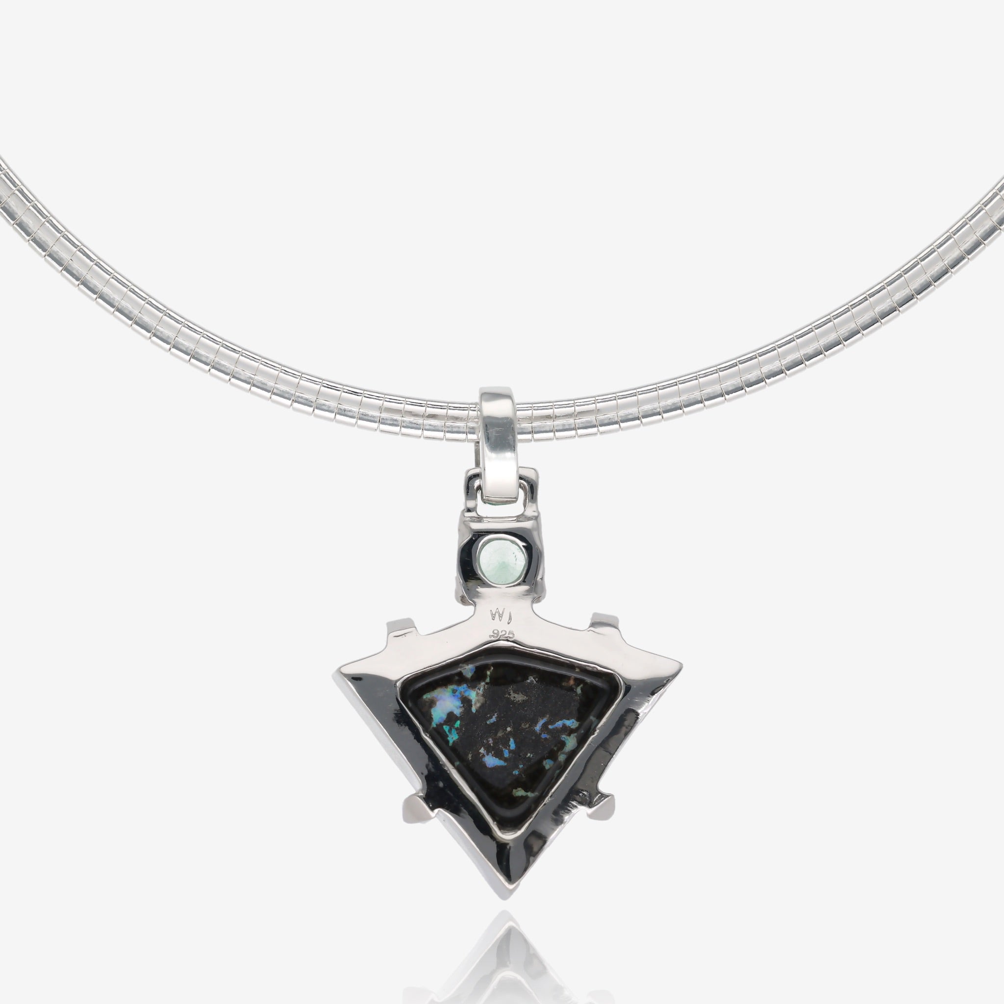 Huntress Leopard Opal and Beryl Pendant