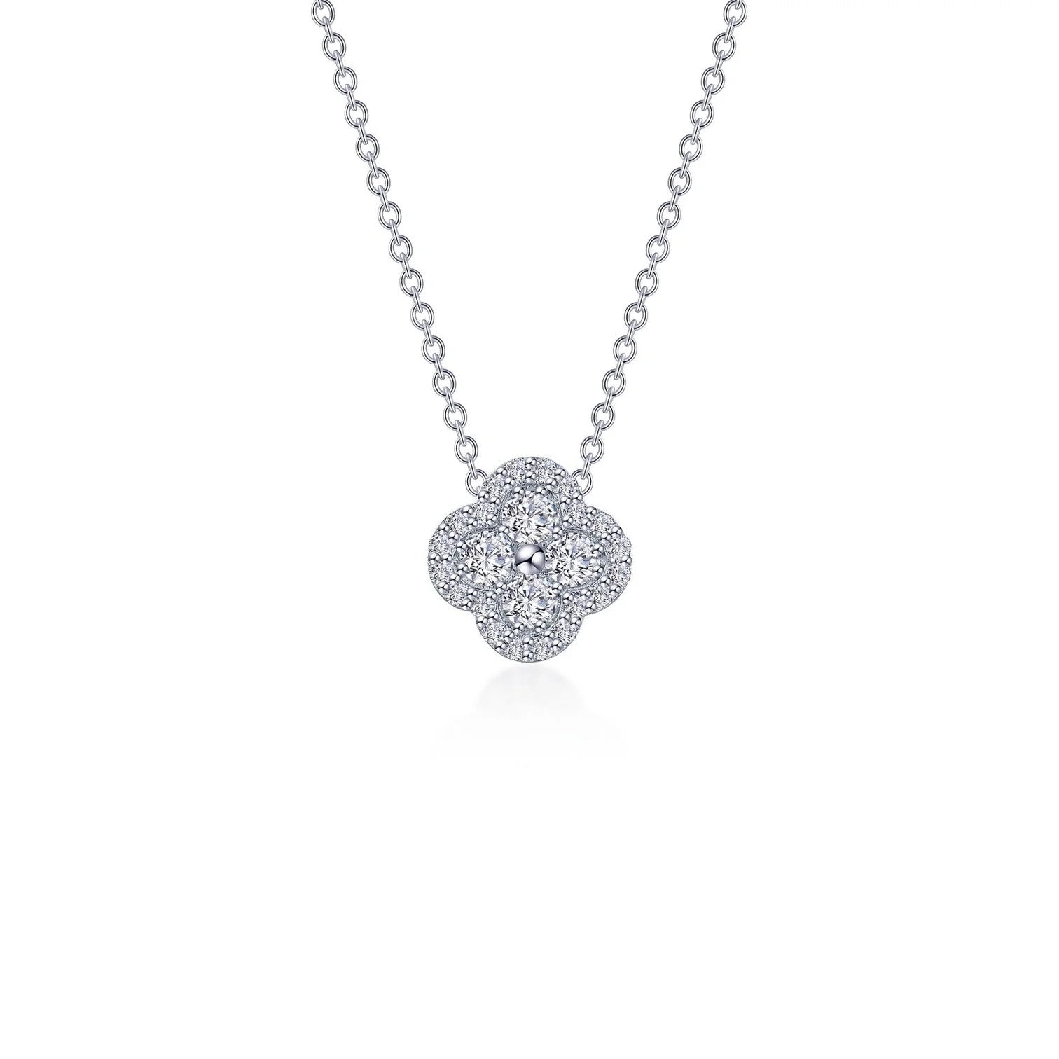 Dazzling Iconic Blossom Halo Necklace
