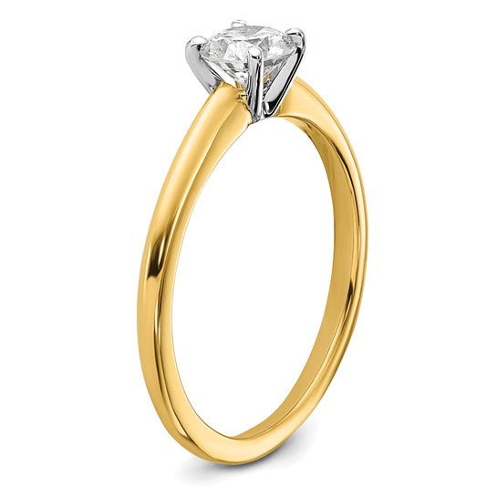 Brilliant Above Earth Lab Diamond Solitaire 1/2ct Yellow Gold