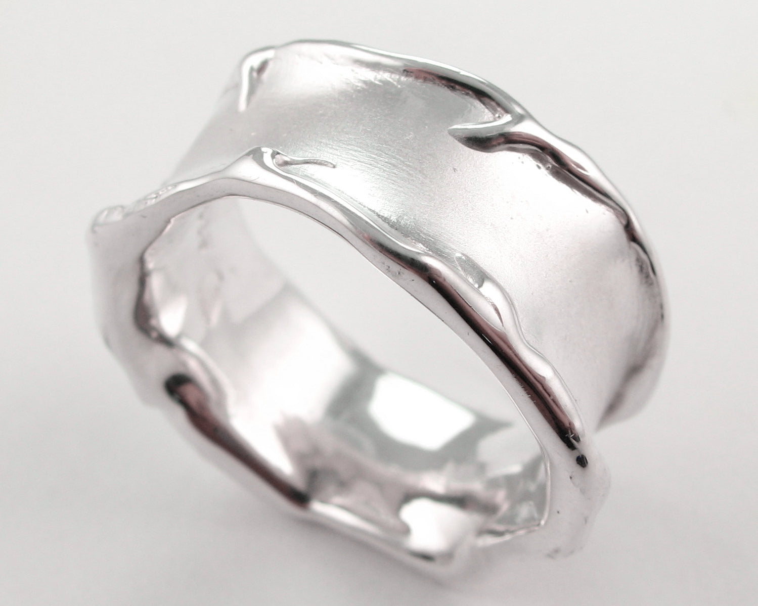 Silver Band, Wide Melted