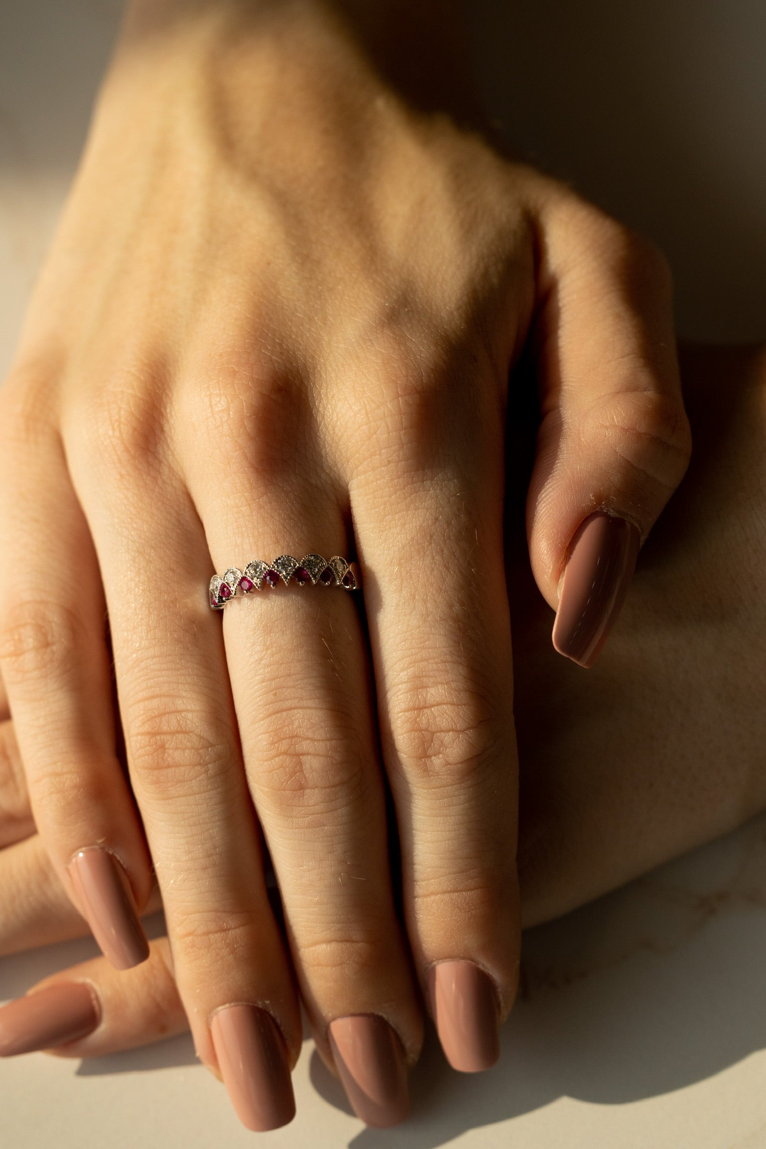 Crowning Glory Fine Gemstone & Diamond Band