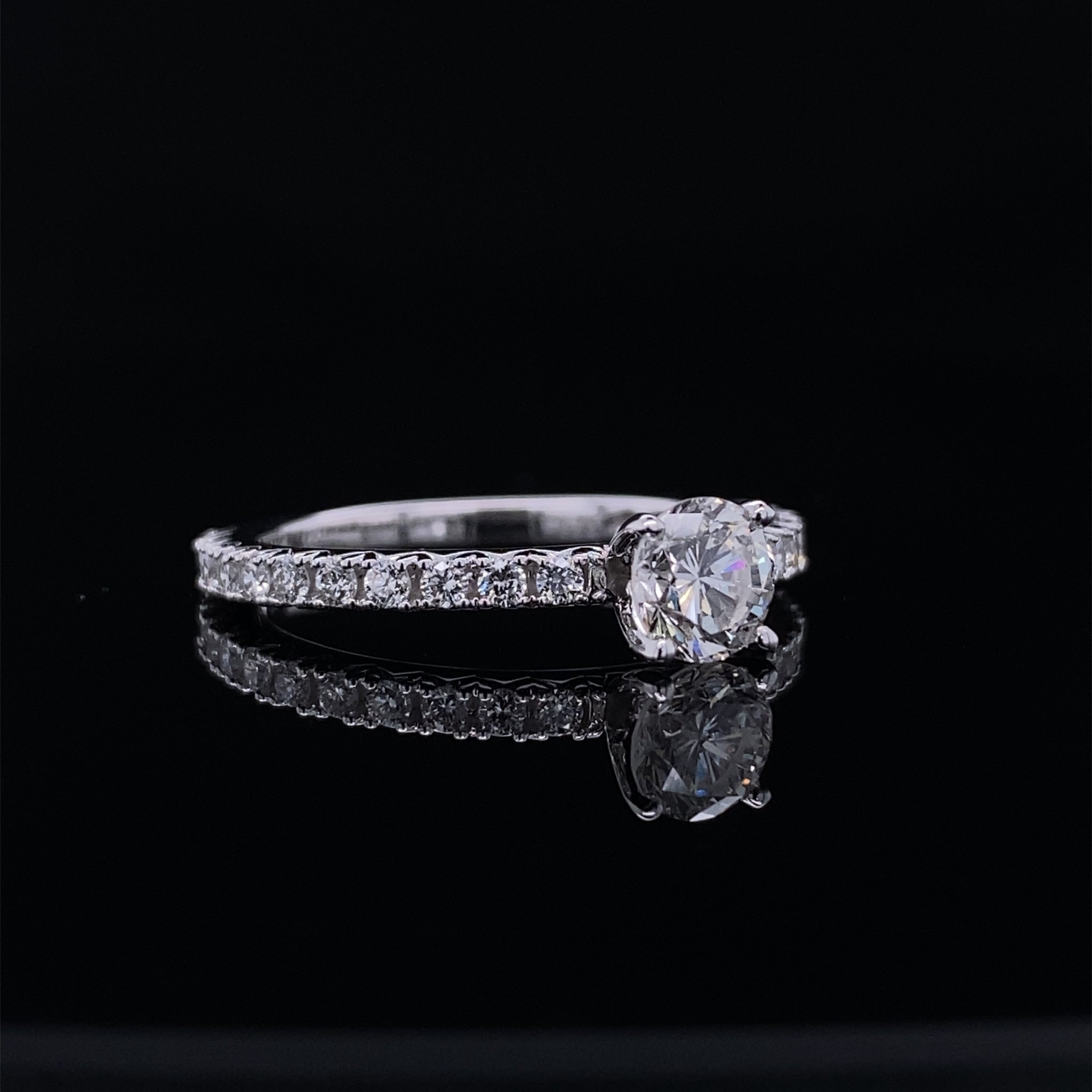 Timeless Love Diamond Engagement Bridal Wedding Set