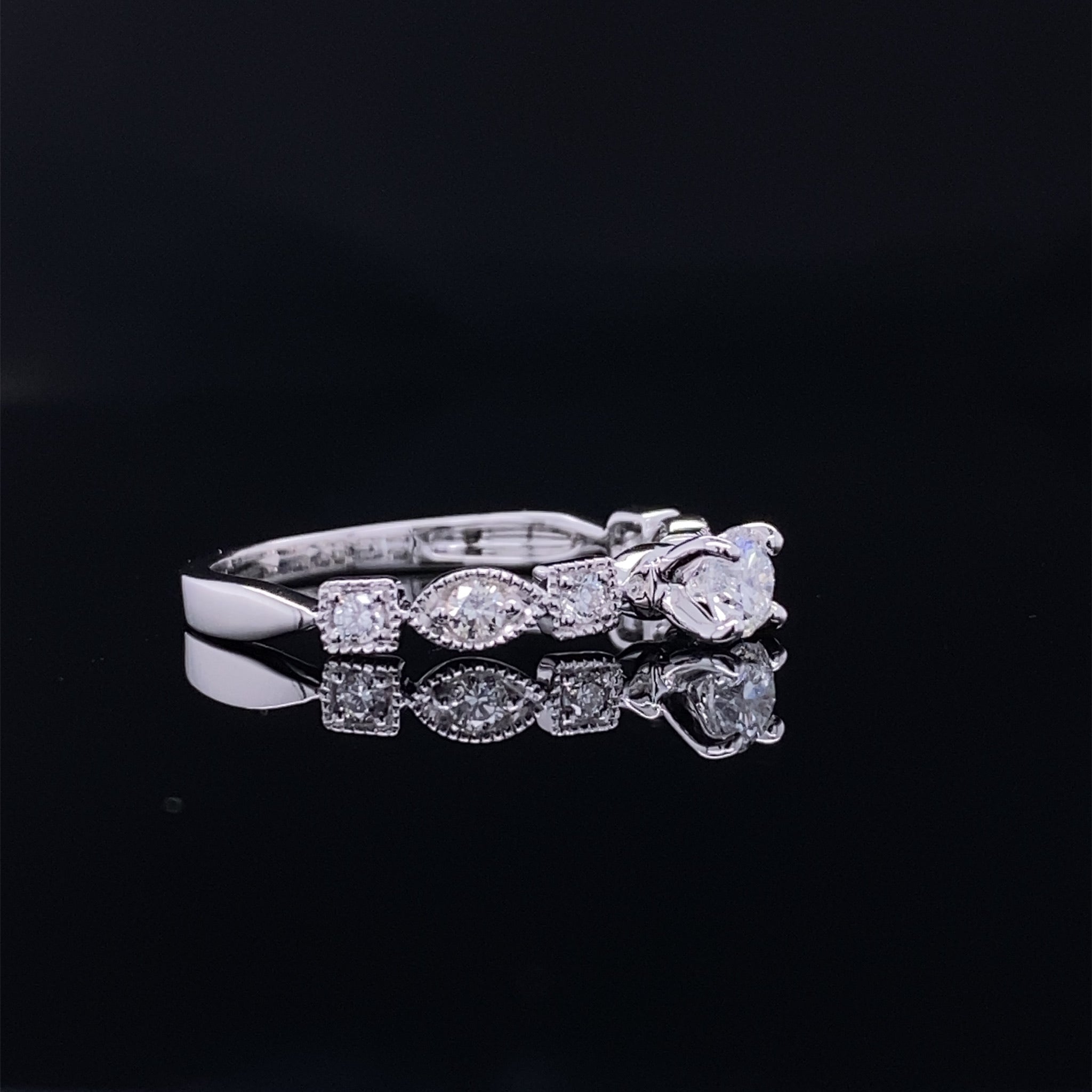 Timeless Allure Vintage Style Diamond Bridal
