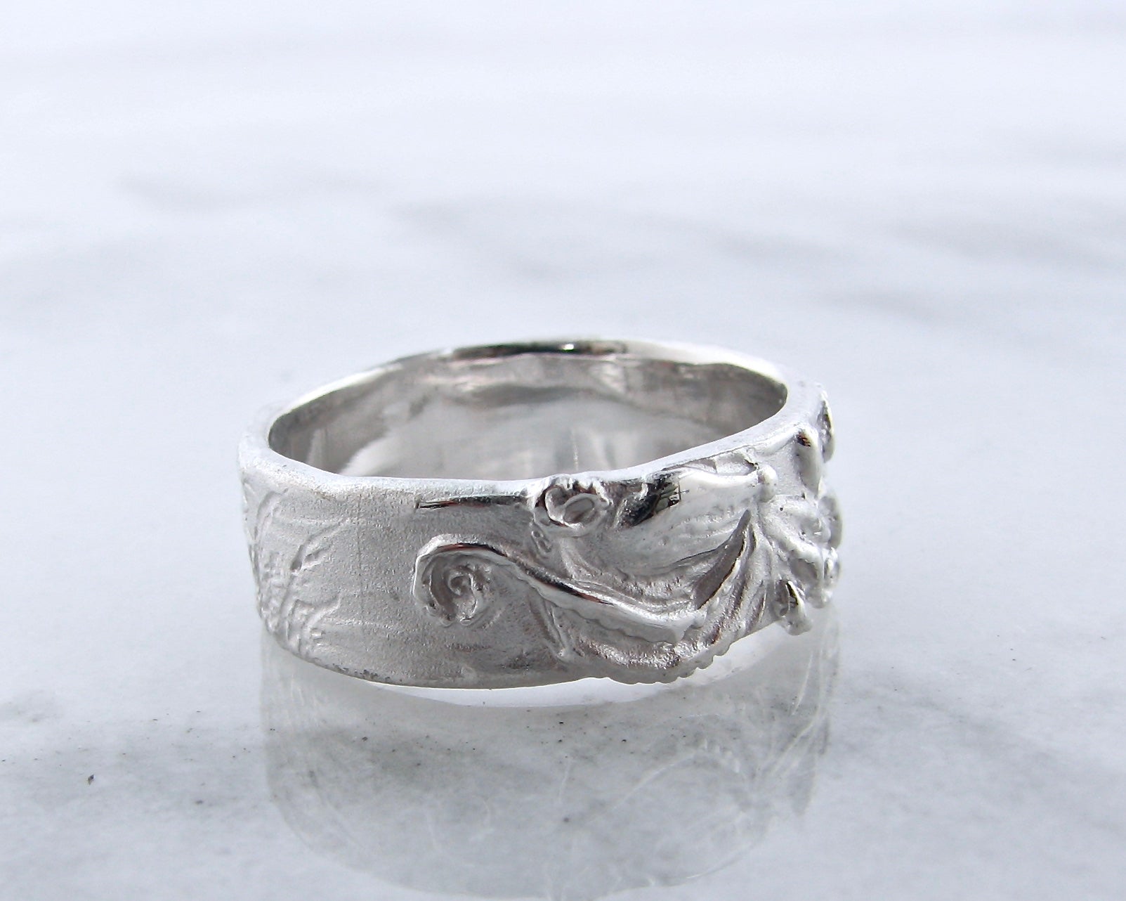 Silver Octopus Ring, Seafloor Wide