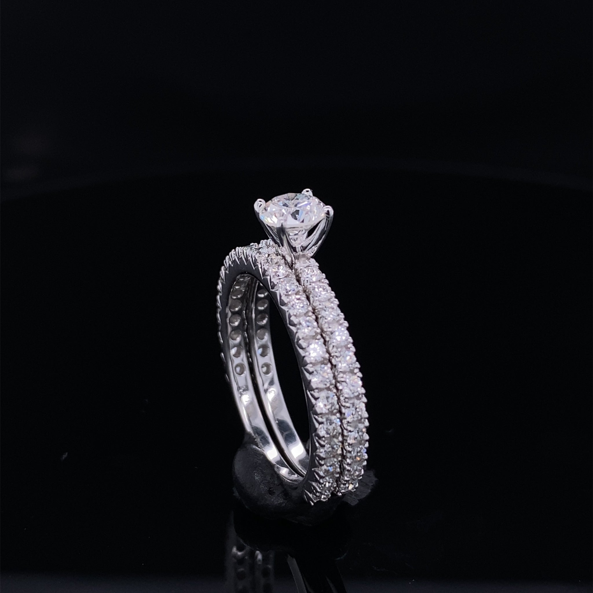Timeless Love Diamond Engagement Bridal Wedding Set