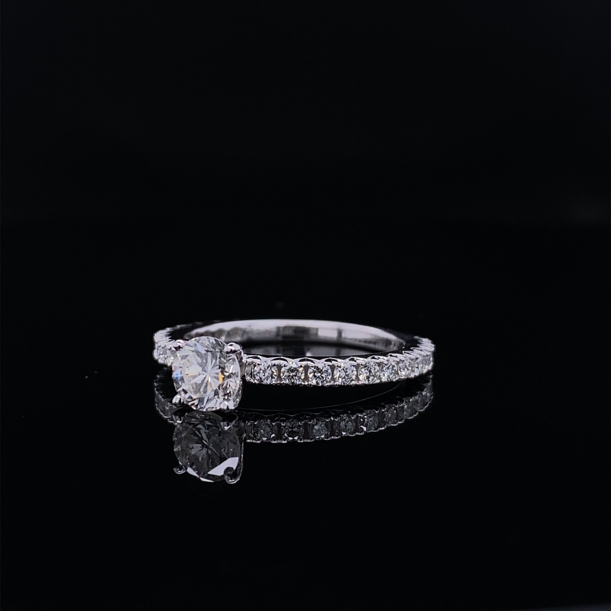 Timeless Love Diamond Engagement Bridal Wedding Set