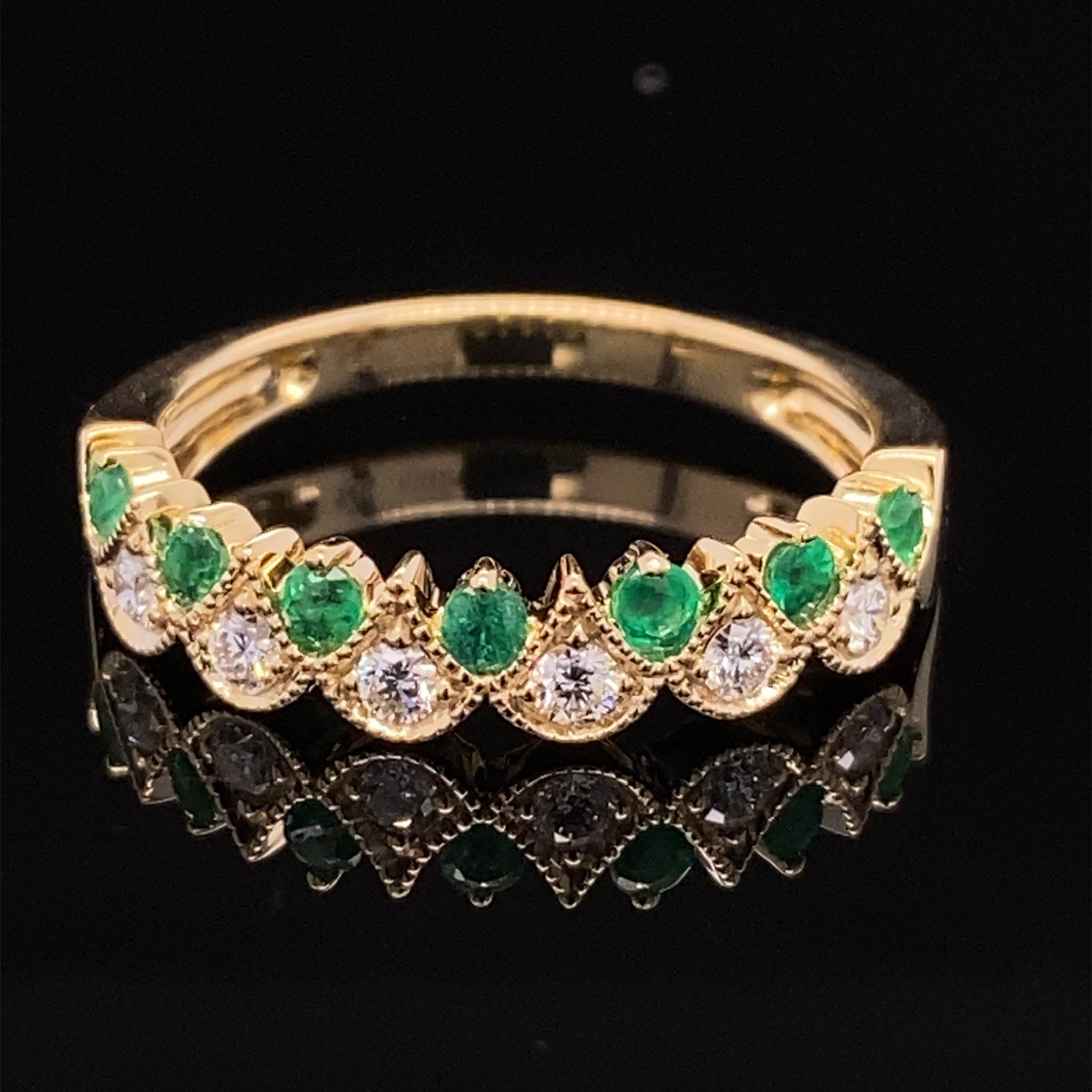Crowning Glory Fine Gemstone & Diamond Band