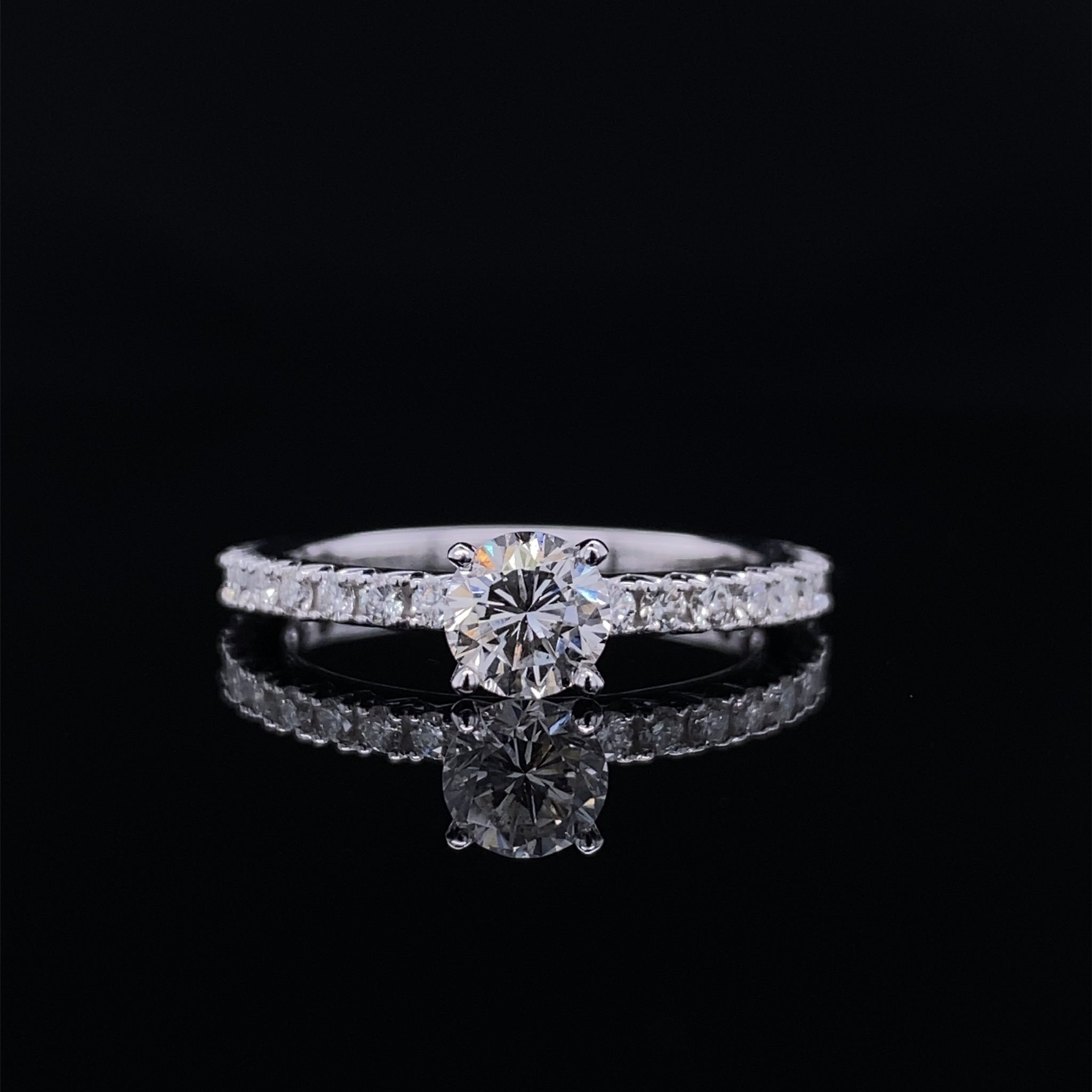 Timeless Love Diamond Engagement Bridal Wedding Set