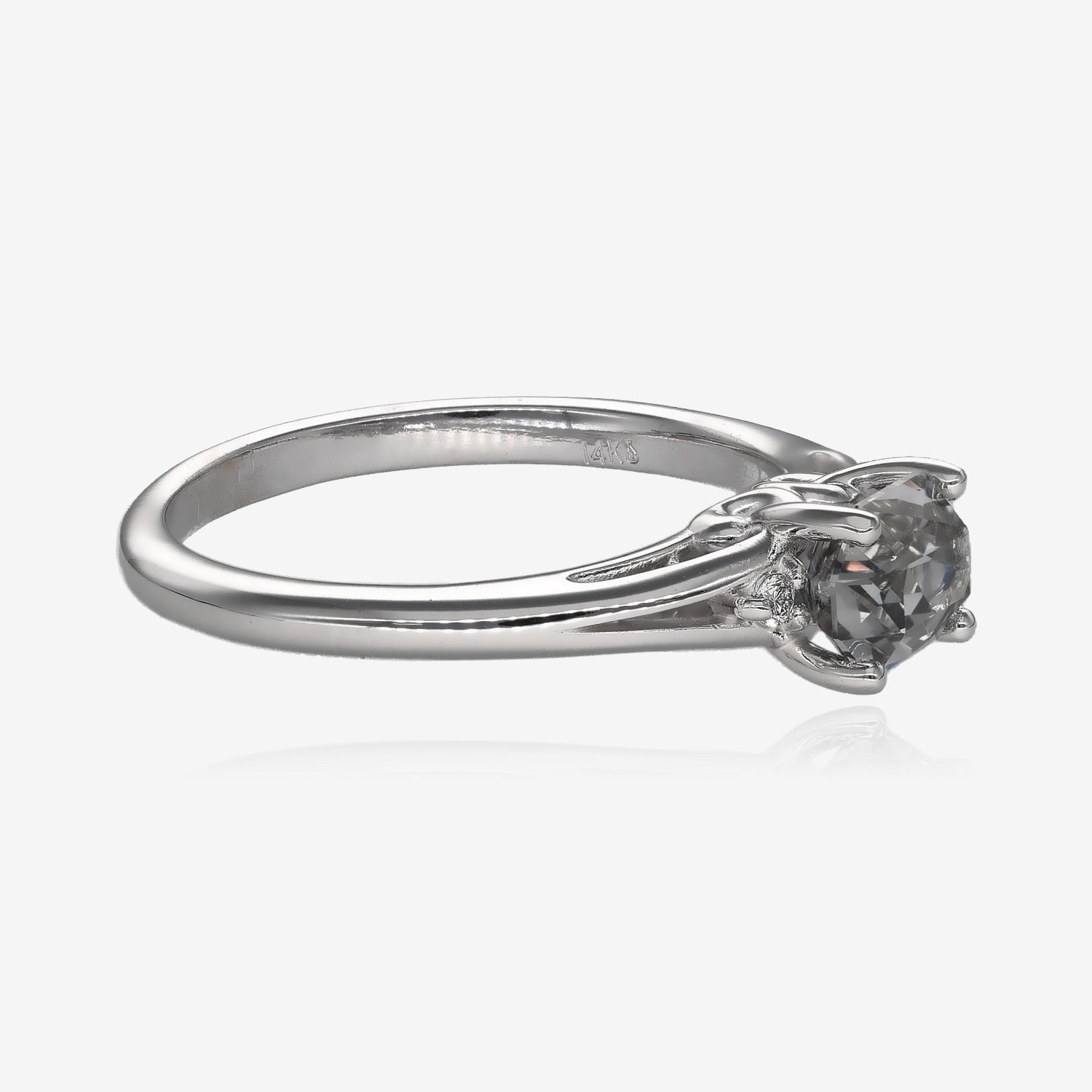 Smoke and Mirrors Lavender Gray Sapphire Ring