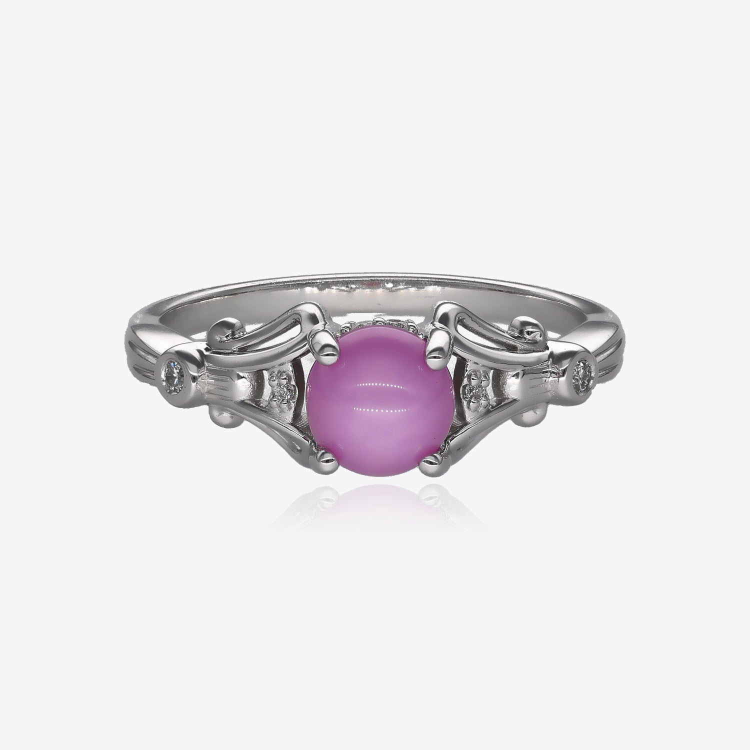 Candy Pink Star Sapphire Ring