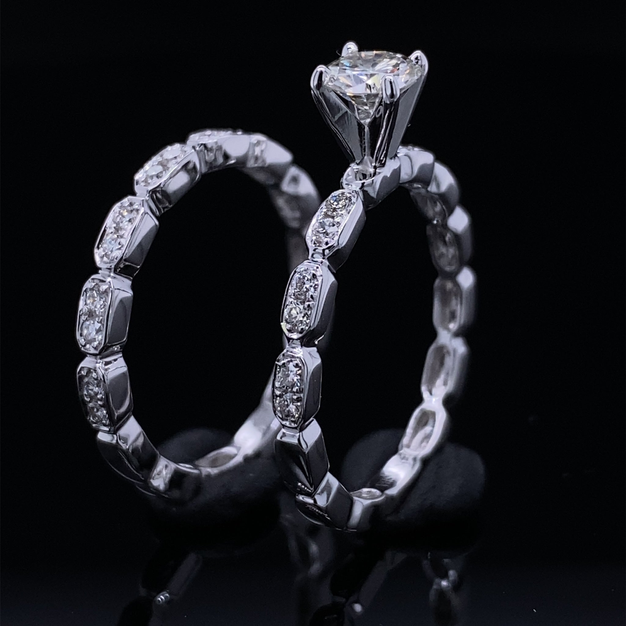 Timeless Allure Vintage Style Diamond Bridal
