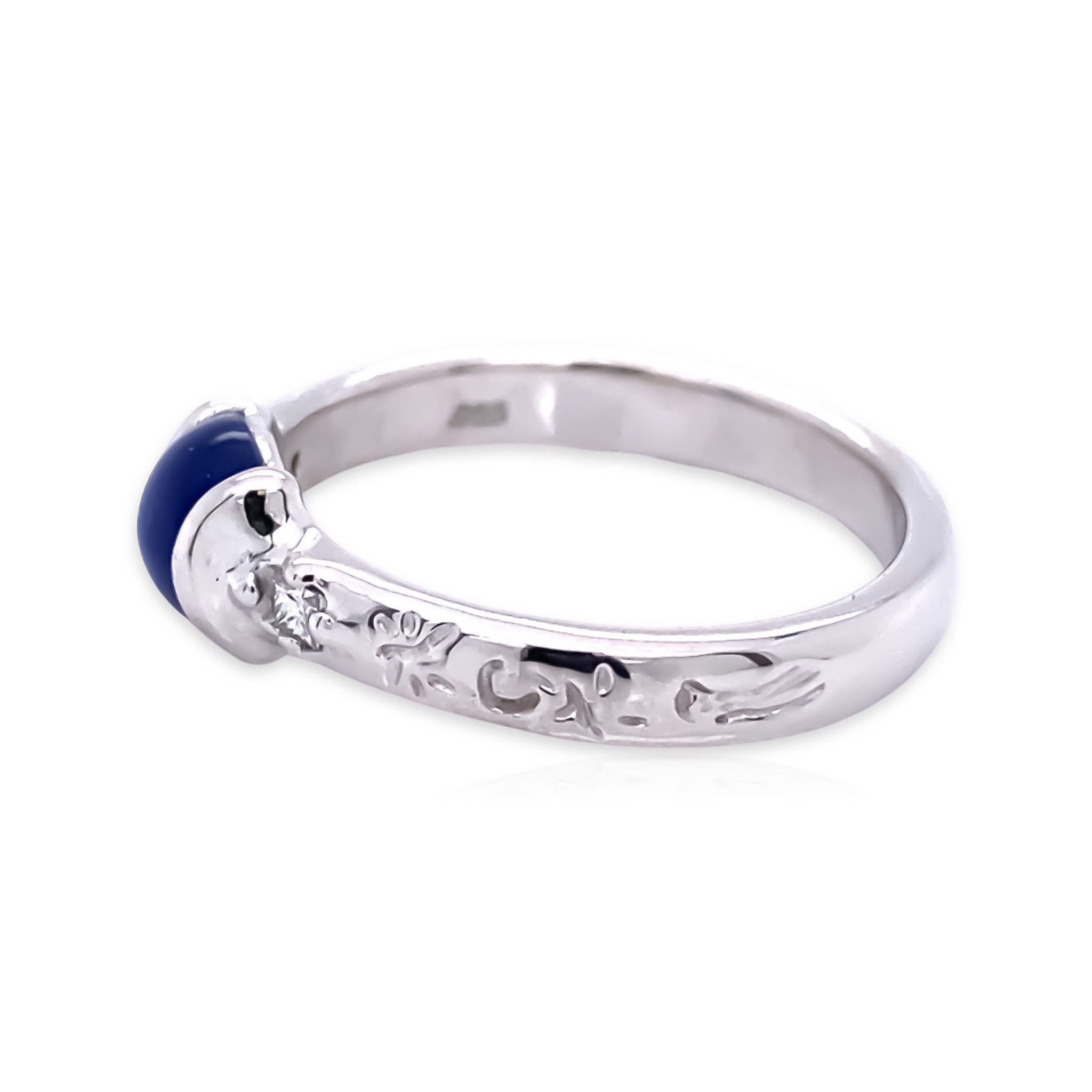 Solar System Blue Star Sapphire Band