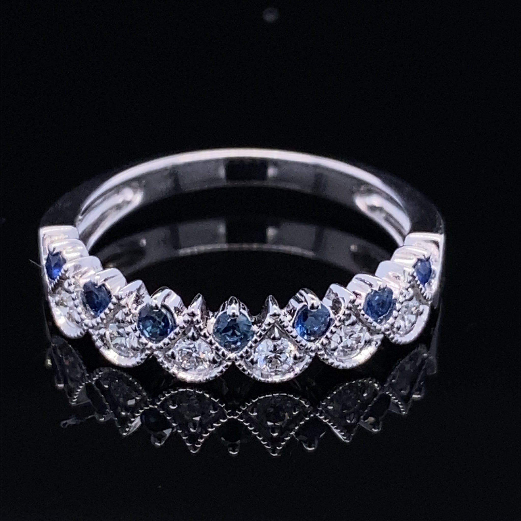 Crowning Glory Fine Gemstone & Diamond Band