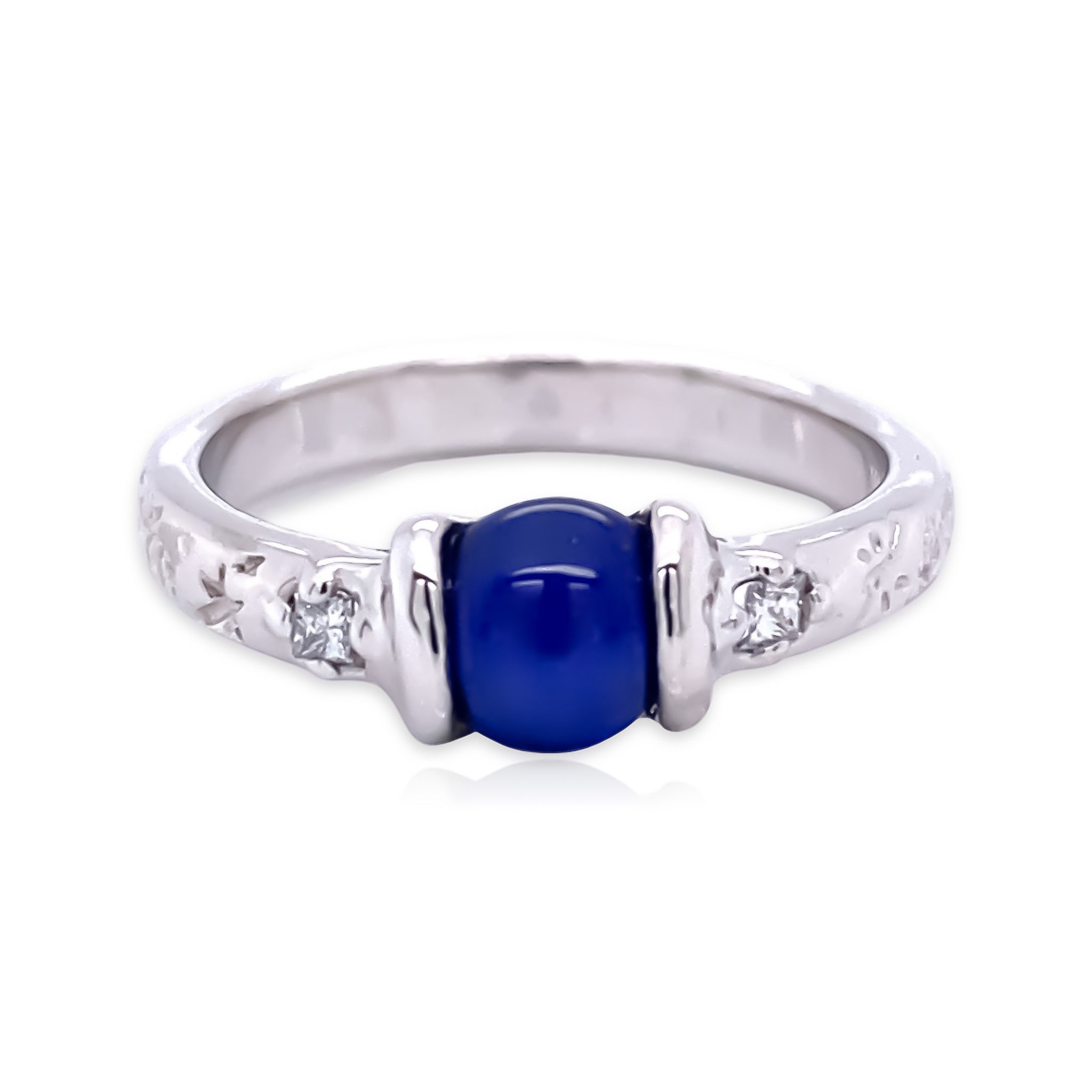 Solar System Blue Star Sapphire Band