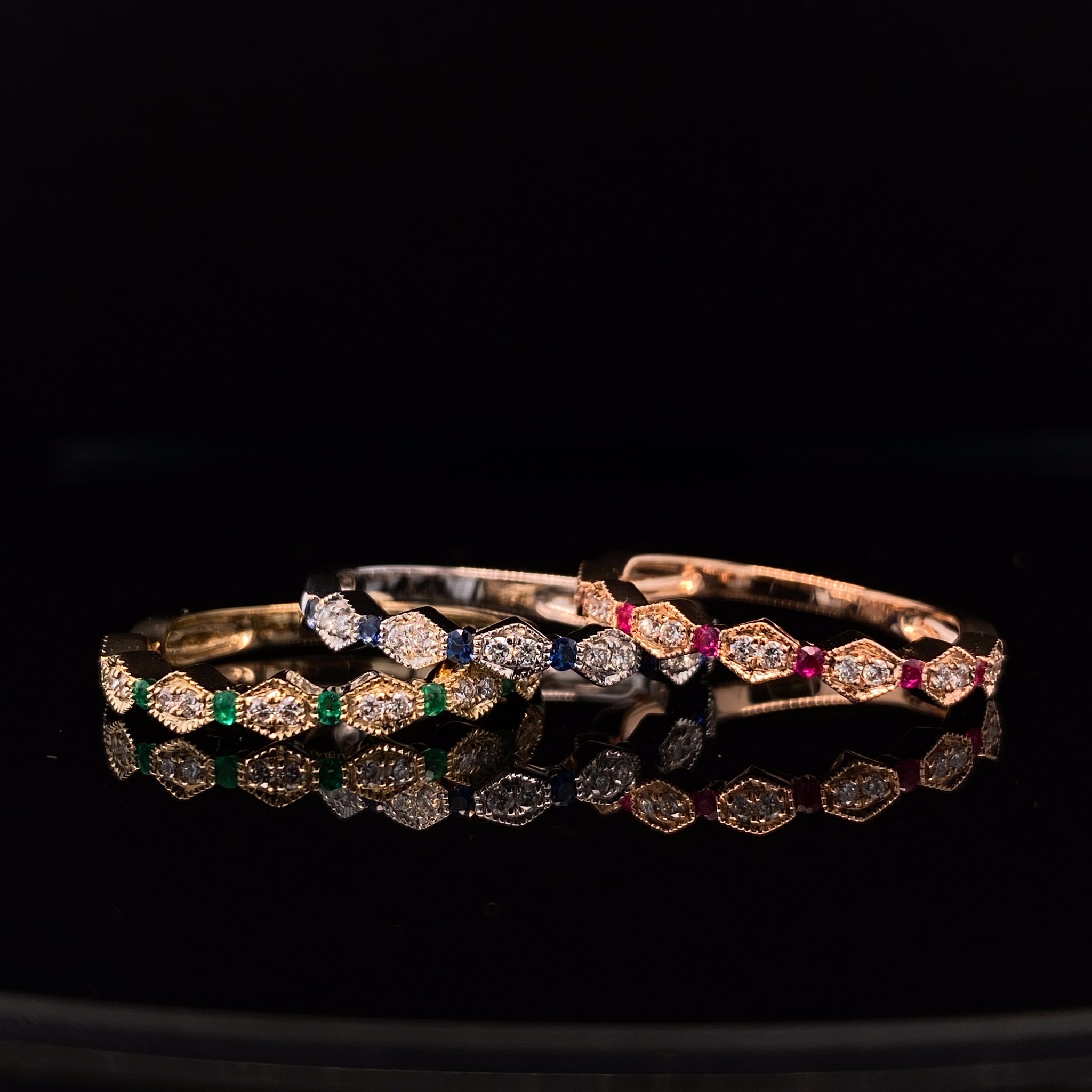 .11ct DIA & Ruby Band All Decco&