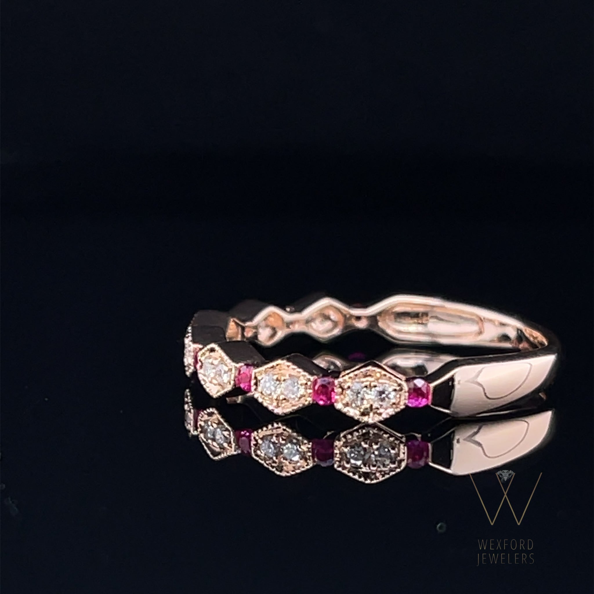 .11ct DIA & Ruby Band All Decco&