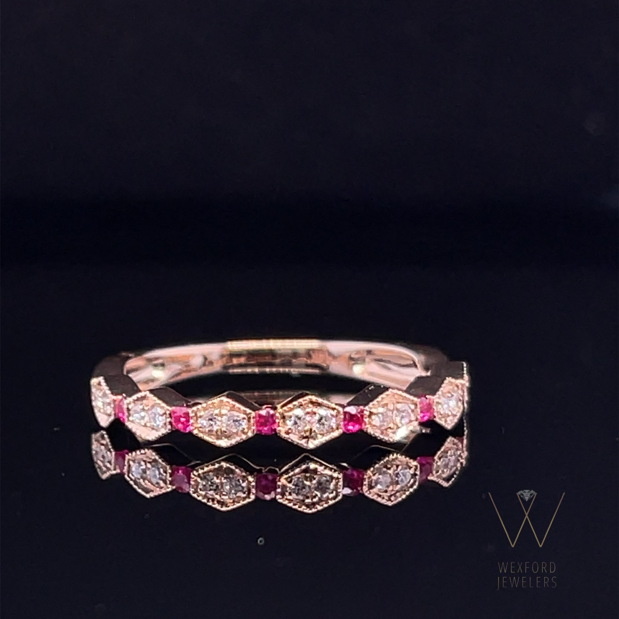 .11ct DIA & Ruby Band All Decco&