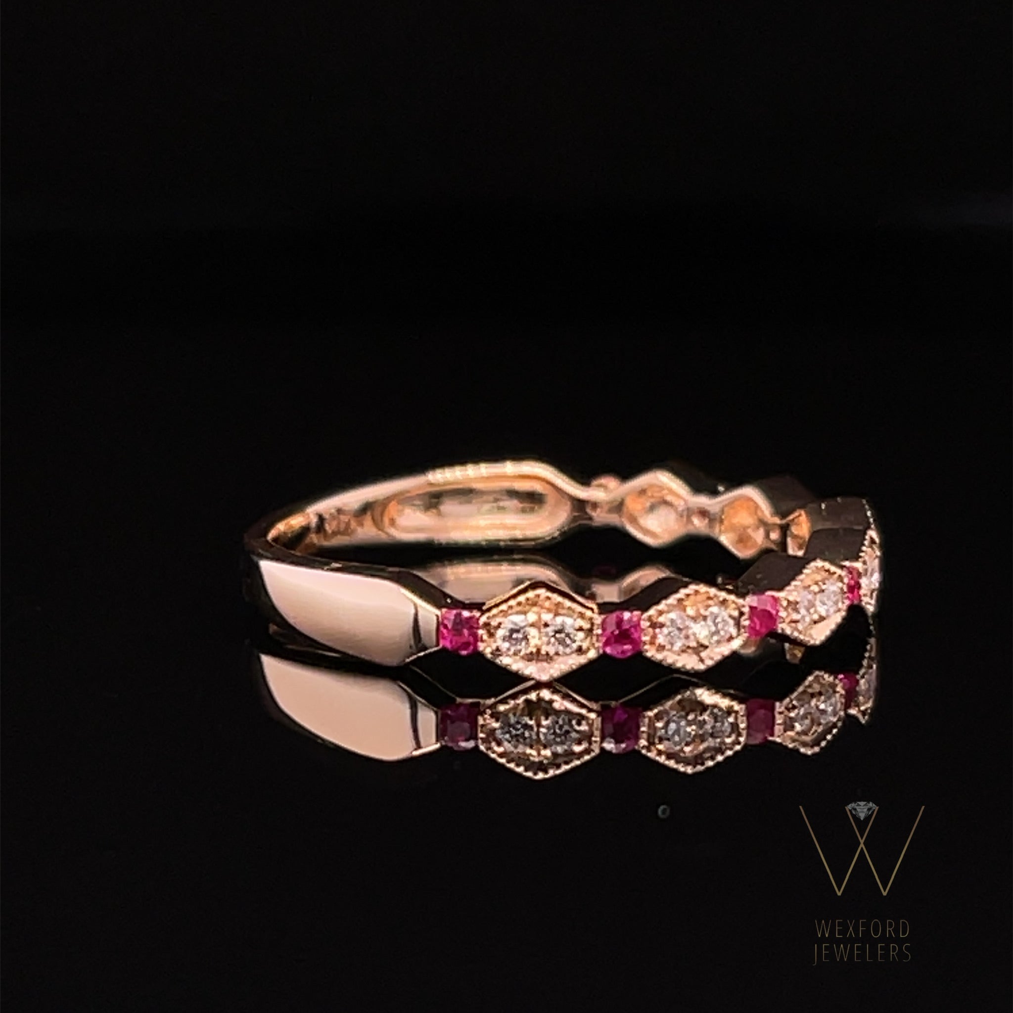 .11ct DIA & Ruby Band All Decco&